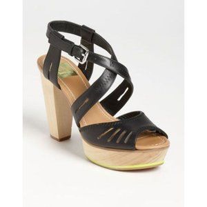 DV Dolce Vita "Vita Samba"  Wooden Platform Sandals - Size 7.5